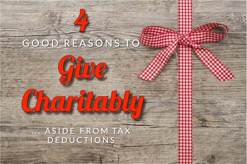 give charitably
